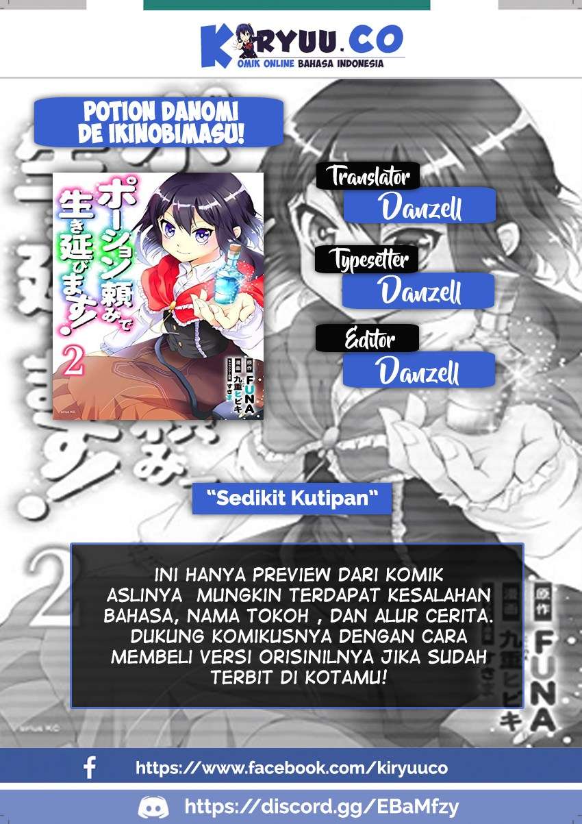 Baca Komik Potion-danomi de Ikinobimasu! Chapter 2.2 Gambar 1