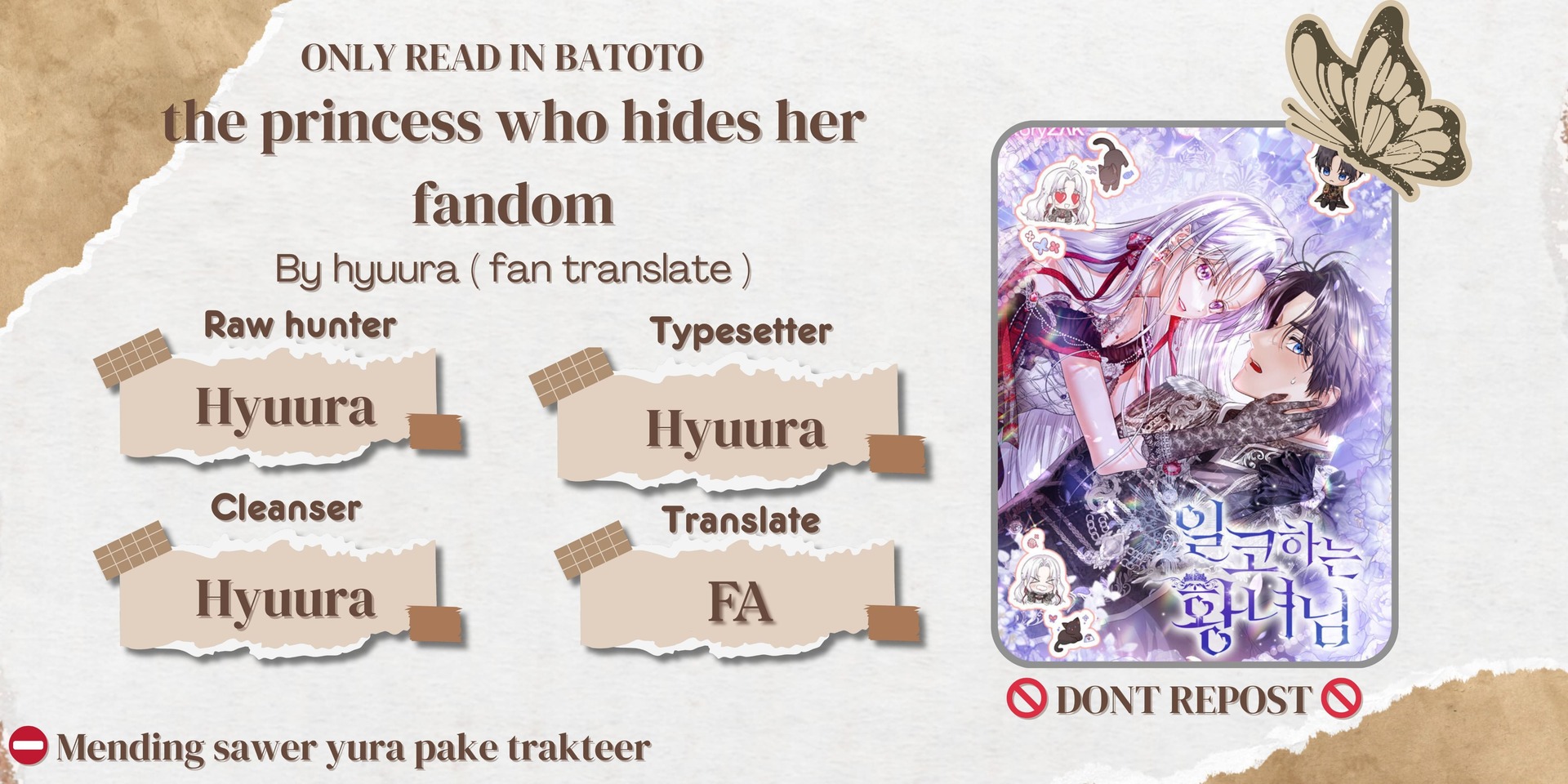 Baca Komik Princess Who Hides Her Fandom Chapter 27 Gambar 1
