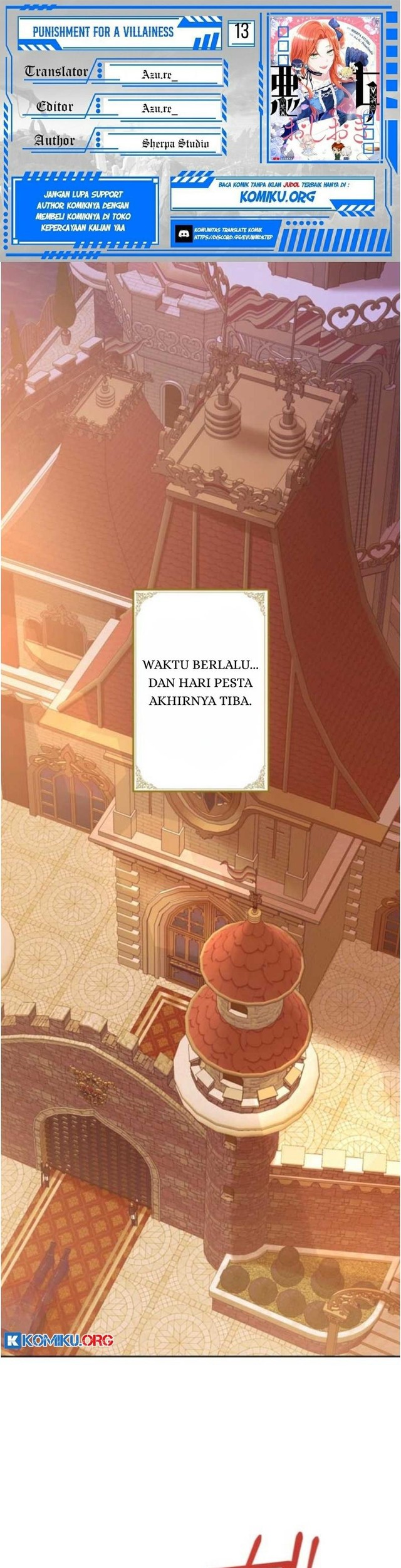 Baca Komik Punishment for a Villainess Chapter 13 Gambar 1