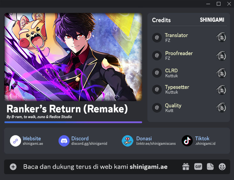 Baca Komik Ranker’s Return Chapter 163 Gambar 1