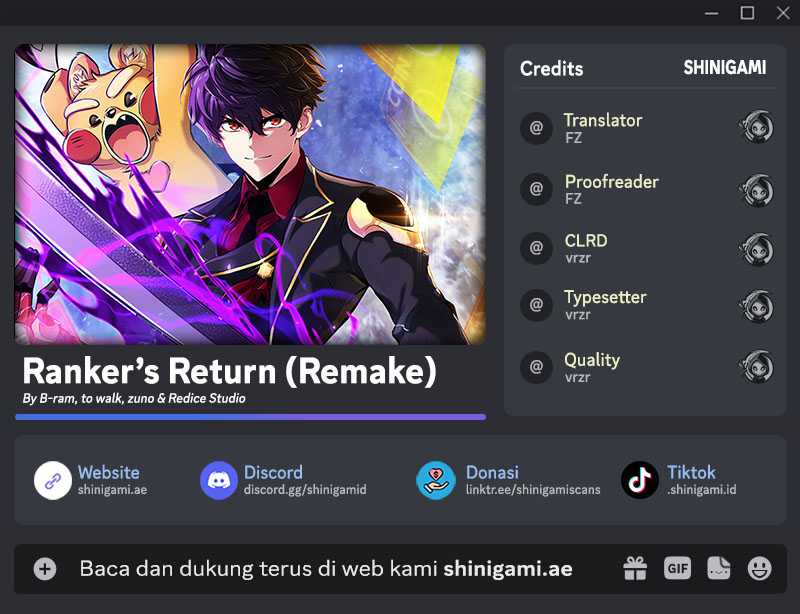 Baca Komik Ranker’s Return Chapter 171 Gambar 1