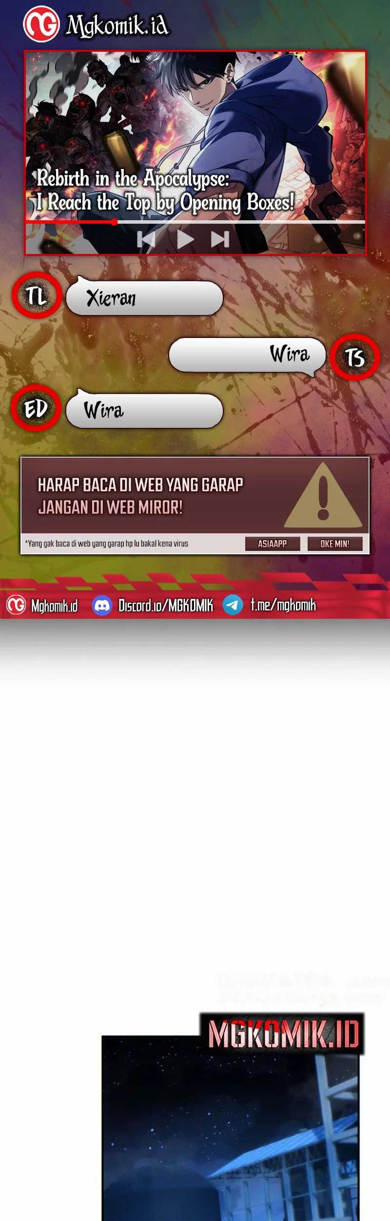 Baca Komik Rebirth in the Apocalypse: I Reach the Top by Opening Boxes Chapter 41 Gambar 1