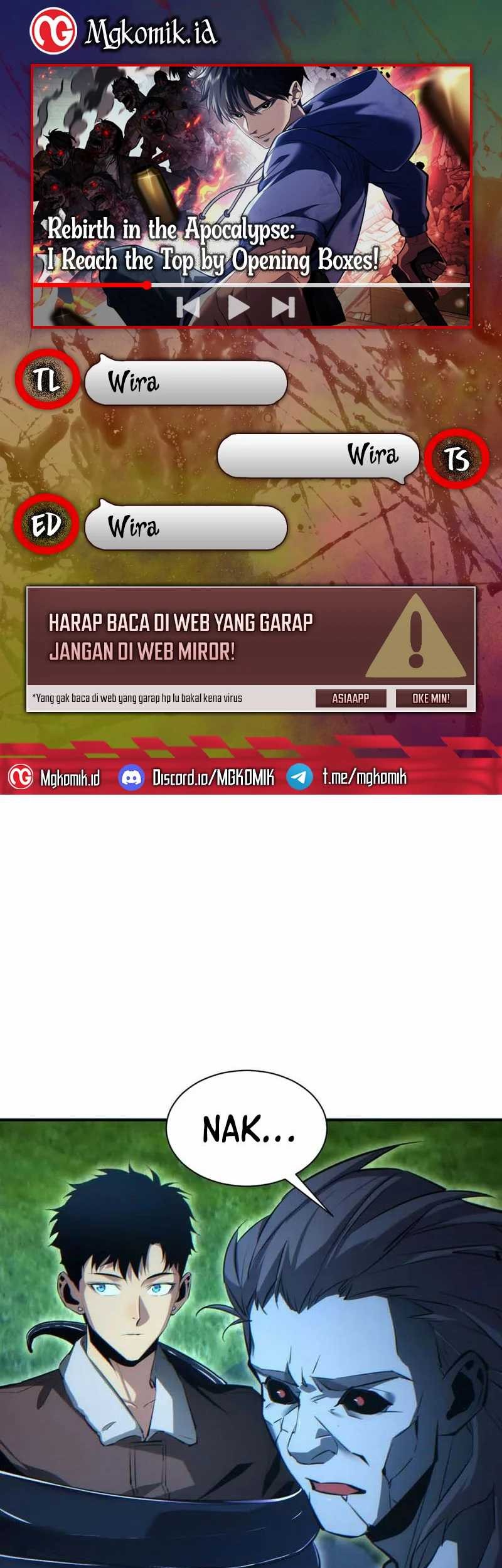 Baca Komik Rebirth in the Apocalypse: I Reach the Top by Opening Boxes Chapter 42 Gambar 1