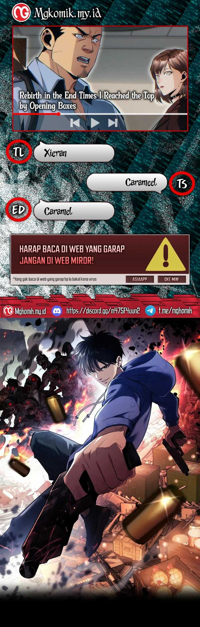 Baca Komik Rebirth in the Apocalypse: I Reach the Top by Opening Boxes Chapter 50 Gambar 1
