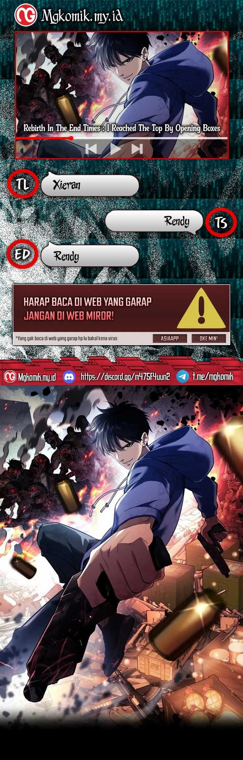Baca Komik Rebirth in the Apocalypse: I Reach the Top by Opening Boxes Chapter 61 Gambar 1