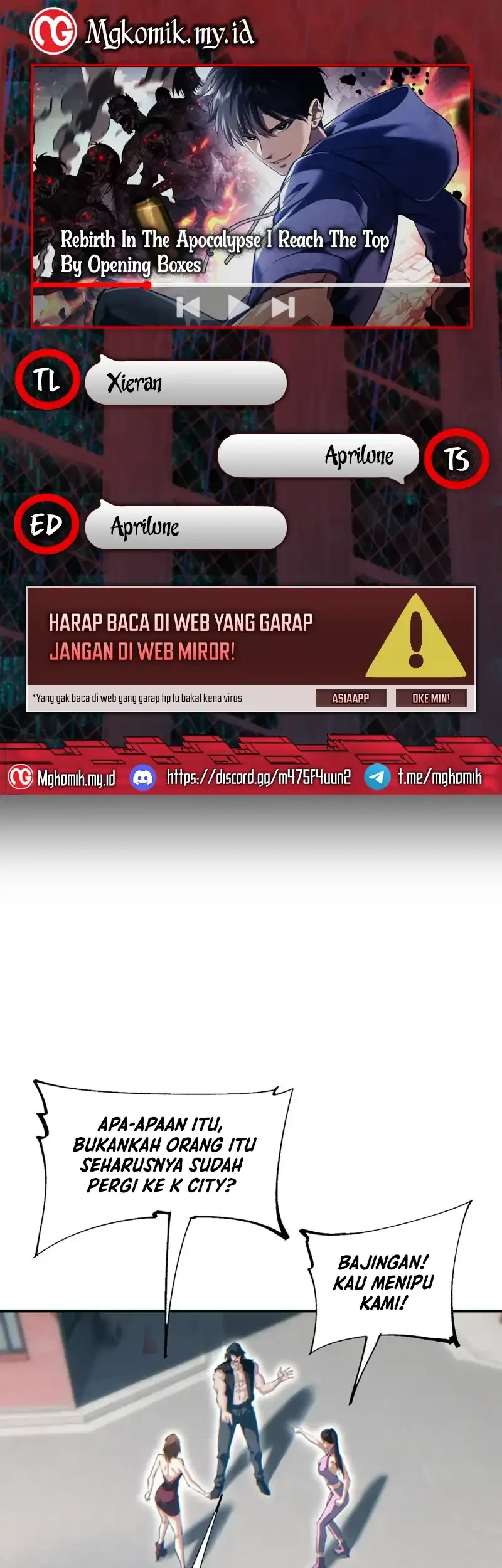Baca Komik Rebirth in the Apocalypse: I Reach the Top by Opening Boxes Chapter 66 Gambar 1