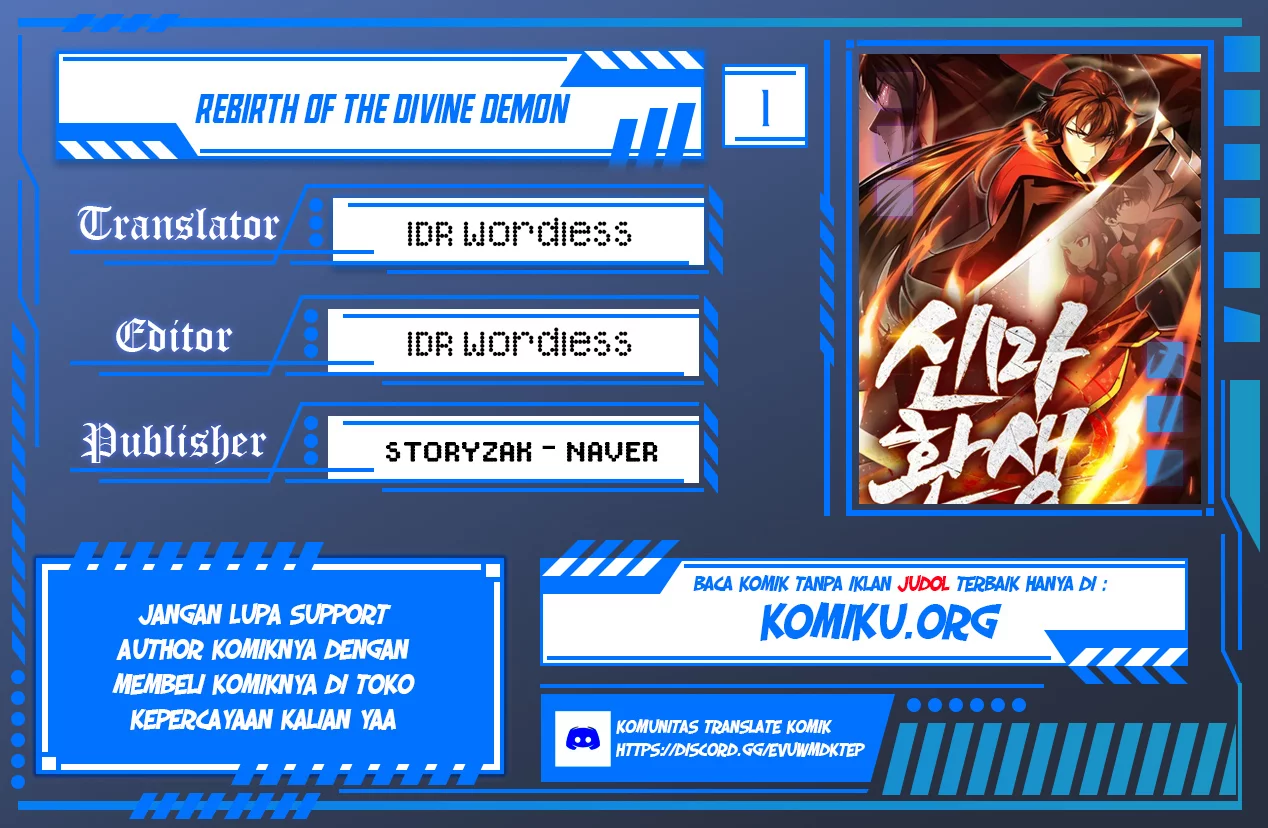 Baca Komik Rebirth of the Divine Demon Chapter 1 Gambar 1