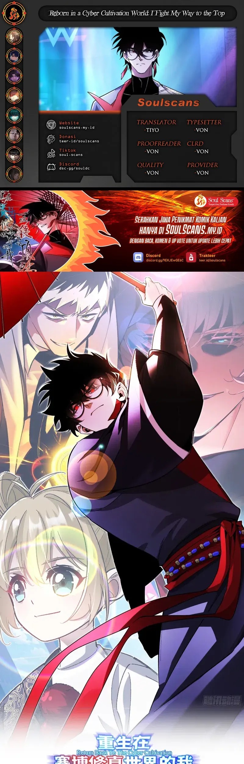 Baca Komik Reborn in a Cyber-Cultivation World: I Fight My Way to the Top Chapter 11 Gambar 1