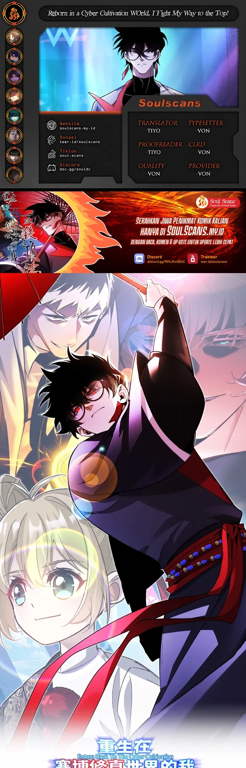 Baca Komik Reborn in a Cyber-Cultivation World: I Fight My Way to the Top Chapter 18 Gambar 1