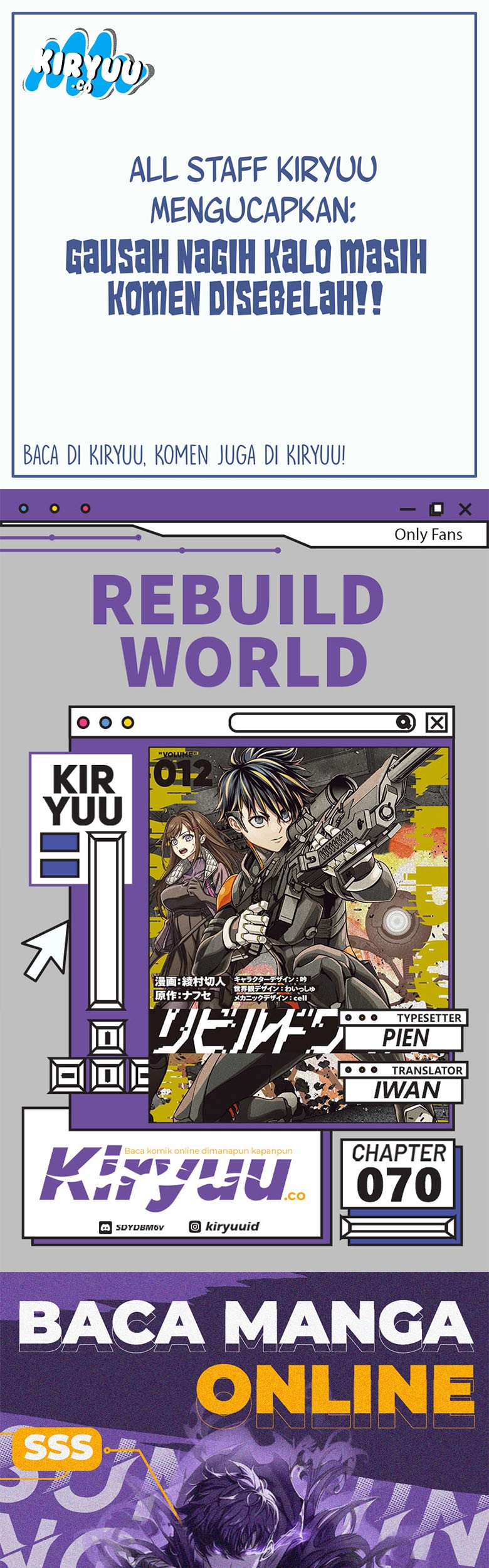 Baca Komik Rebuild World Chapter 70 Gambar 1