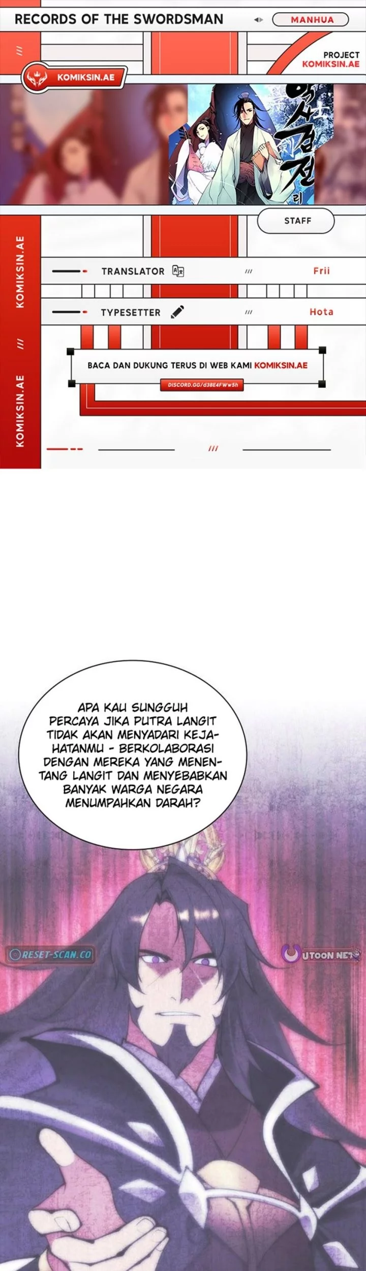 Baca Komik Records Of The Swordsman Scholar Chapter 167 Gambar 1