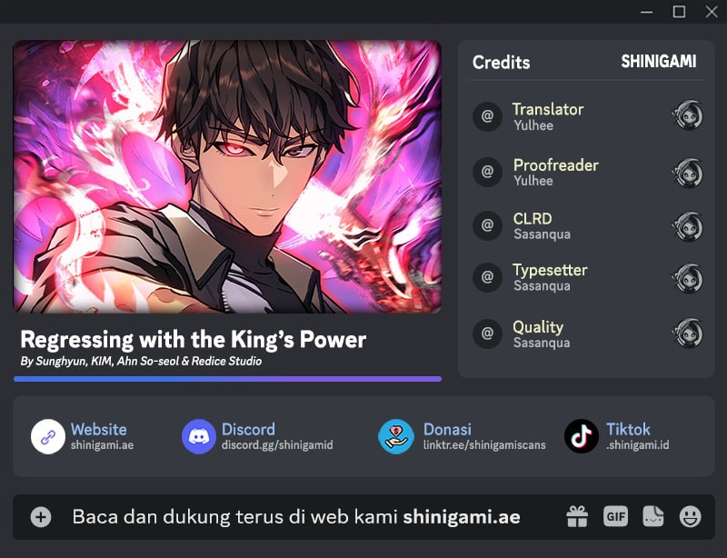Baca Komik Regressing With The King’s Power Chapter 92 Gambar 1