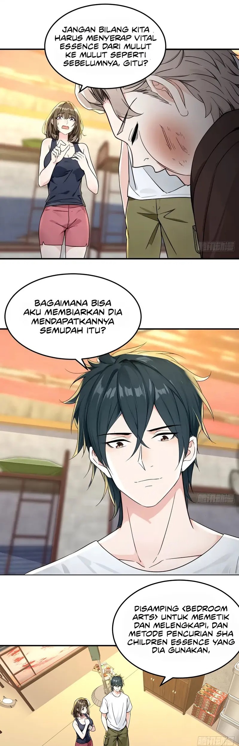 Baca Komik Reincarnated as a Scumbag I Use My Wife and Daughter to Prove Immortality Chapter 14 Gambar 1