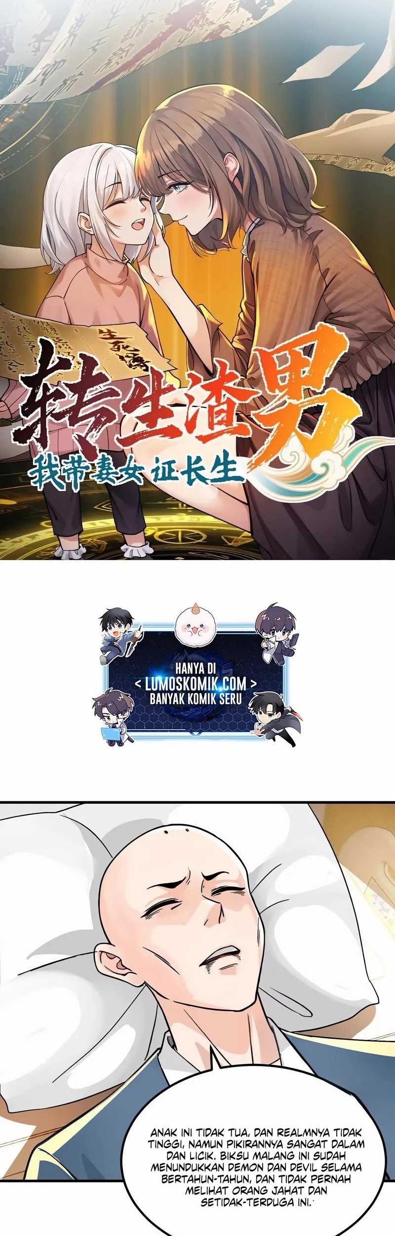 Baca Komik Reincarnated as a Scumbag I Use My Wife and Daughter to Prove Immortality Chapter 19 Gambar 1