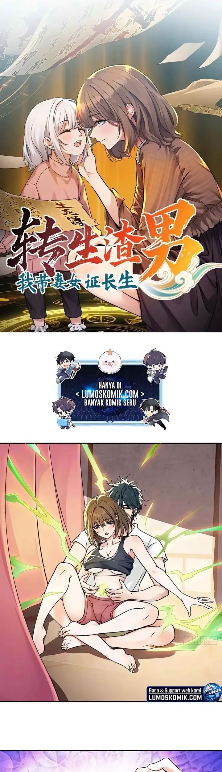 Baca Komik Reincarnated as a Scumbag I Use My Wife and Daughter to Prove Immortality Chapter 24 Gambar 1