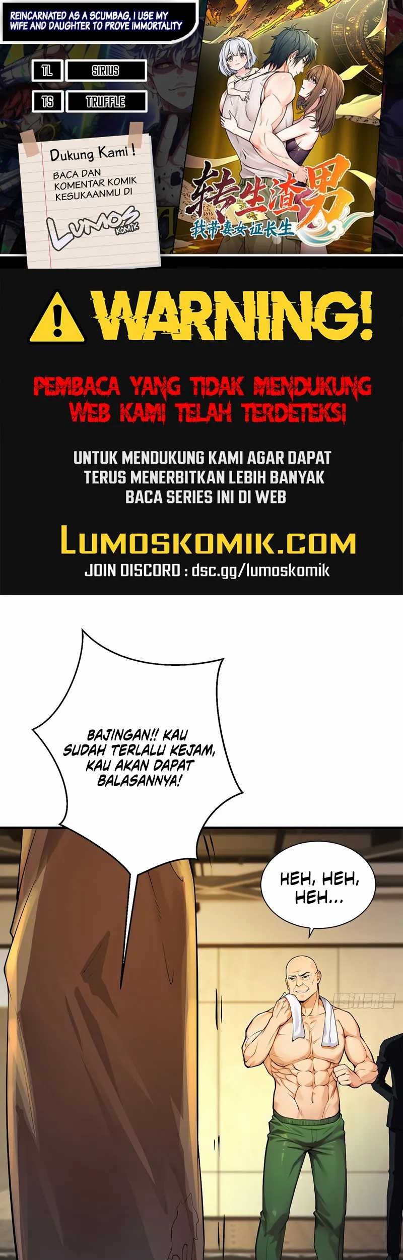 Baca Komik Reincarnated as a Scumbag I Use My Wife and Daughter to Prove Immortality Chapter 4 Gambar 1