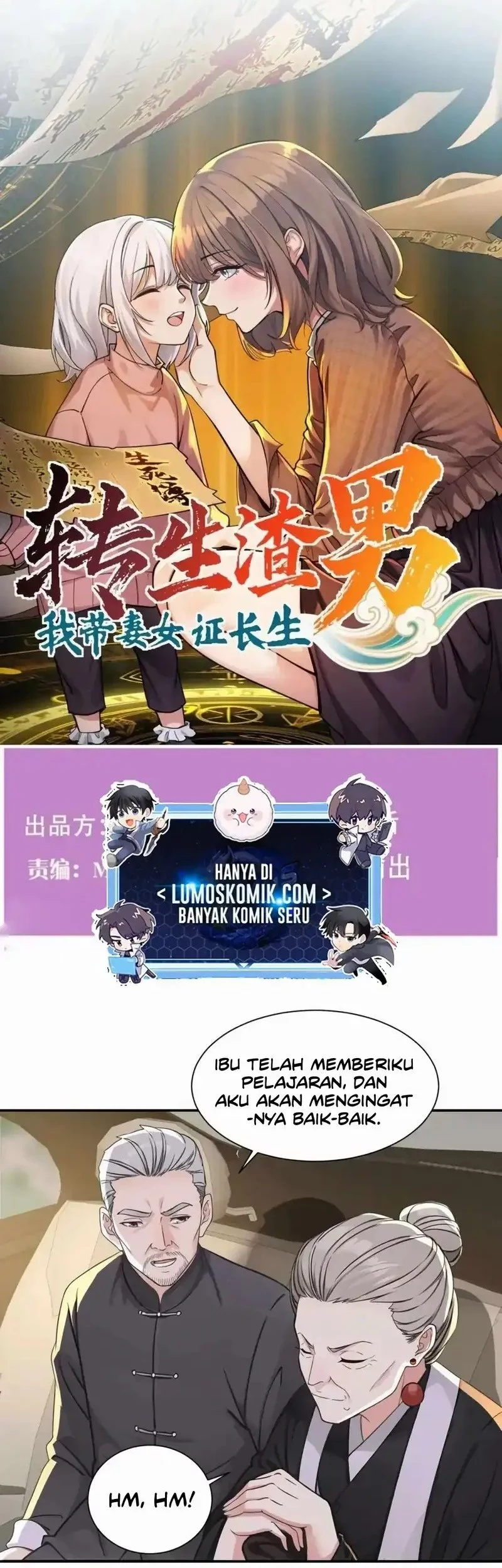 Baca Komik Reincarnated as a Scumbag I Use My Wife and Daughter to Prove Immortality Chapter 40 Gambar 1