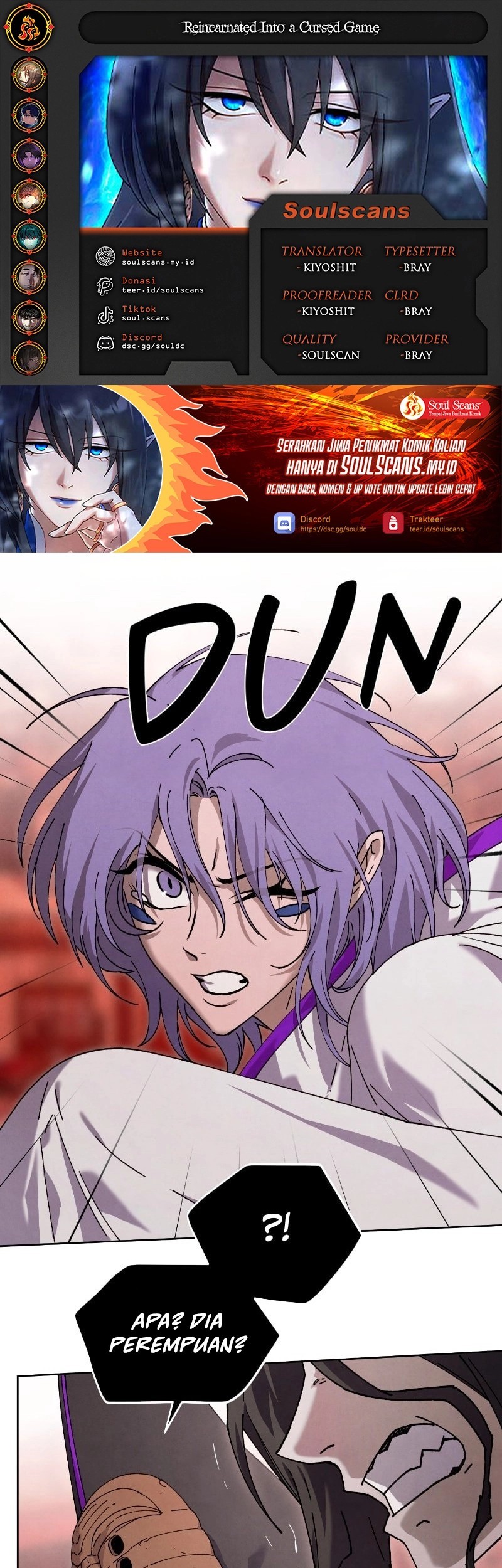 Baca Komik Reincarnated In a Cursed Game Chapter 33 Gambar 1