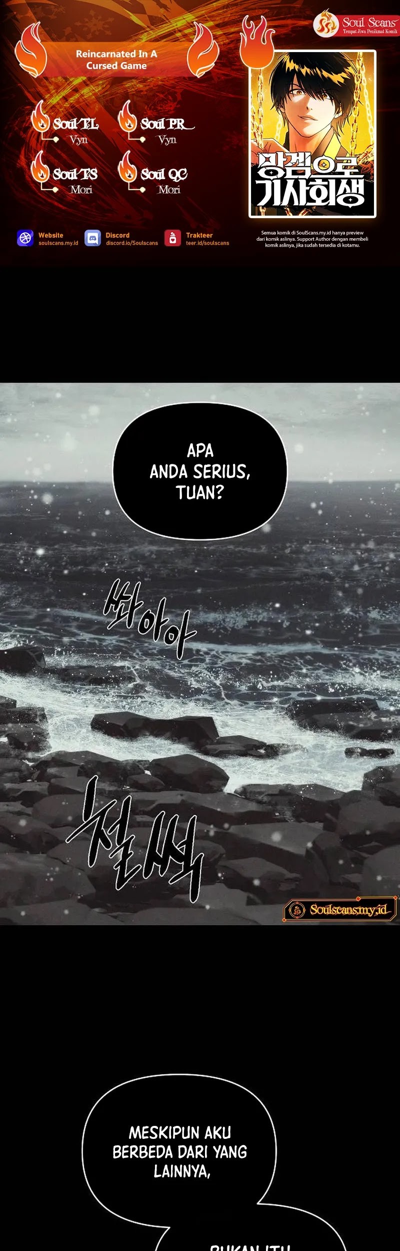 Baca Komik Reincarnated In a Cursed Game Chapter 9 Gambar 1