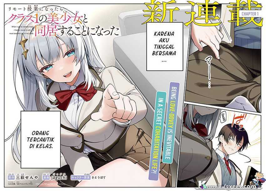 Remote Jugyou ni Nattara Class 1 no Bishoujo to Doukyo Suru Koto ni Natta Chapter 1 Gambar 3