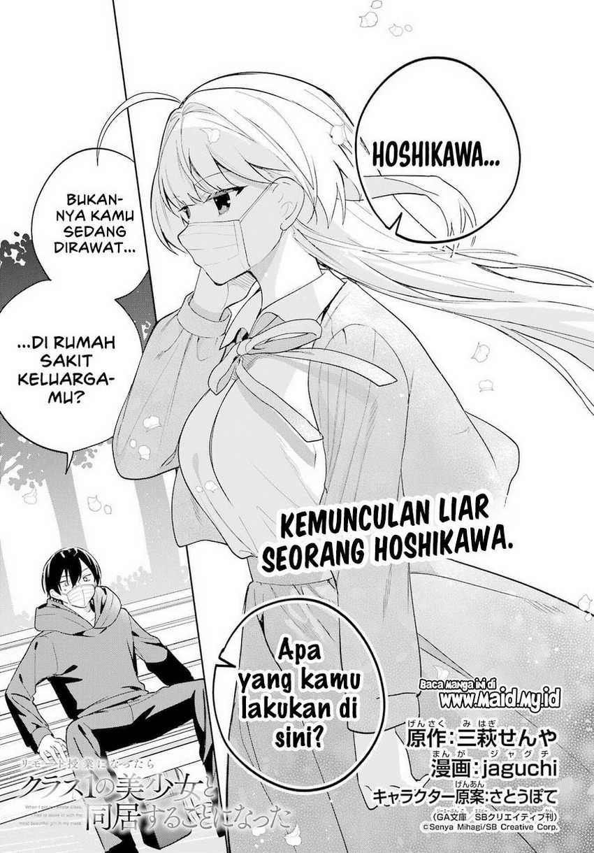 Remote Jugyou ni Nattara Class 1 no Bishoujo to Doukyo Suru Koto ni Natta Chapter 11 Gambar 3