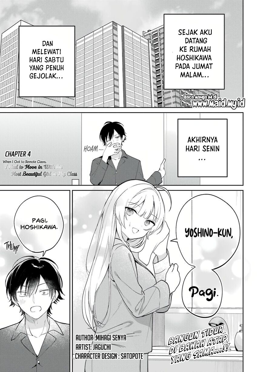 Remote Jugyou ni Nattara Class 1 no Bishoujo to Doukyo Suru Koto ni Natta Chapter 4 Gambar 3