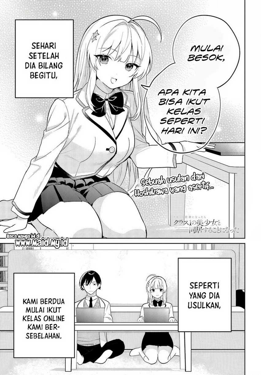 Remote Jugyou ni Nattara Class 1 no Bishoujo to Doukyo Suru Koto ni Natta Chapter 5 Gambar 3