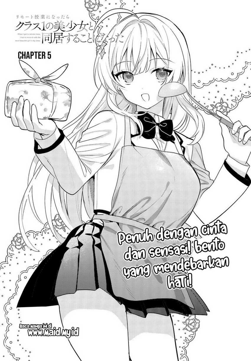 Remote Jugyou ni Nattara Class 1 no Bishoujo to Doukyo Suru Koto ni Natta Chapter 5 Gambar 4