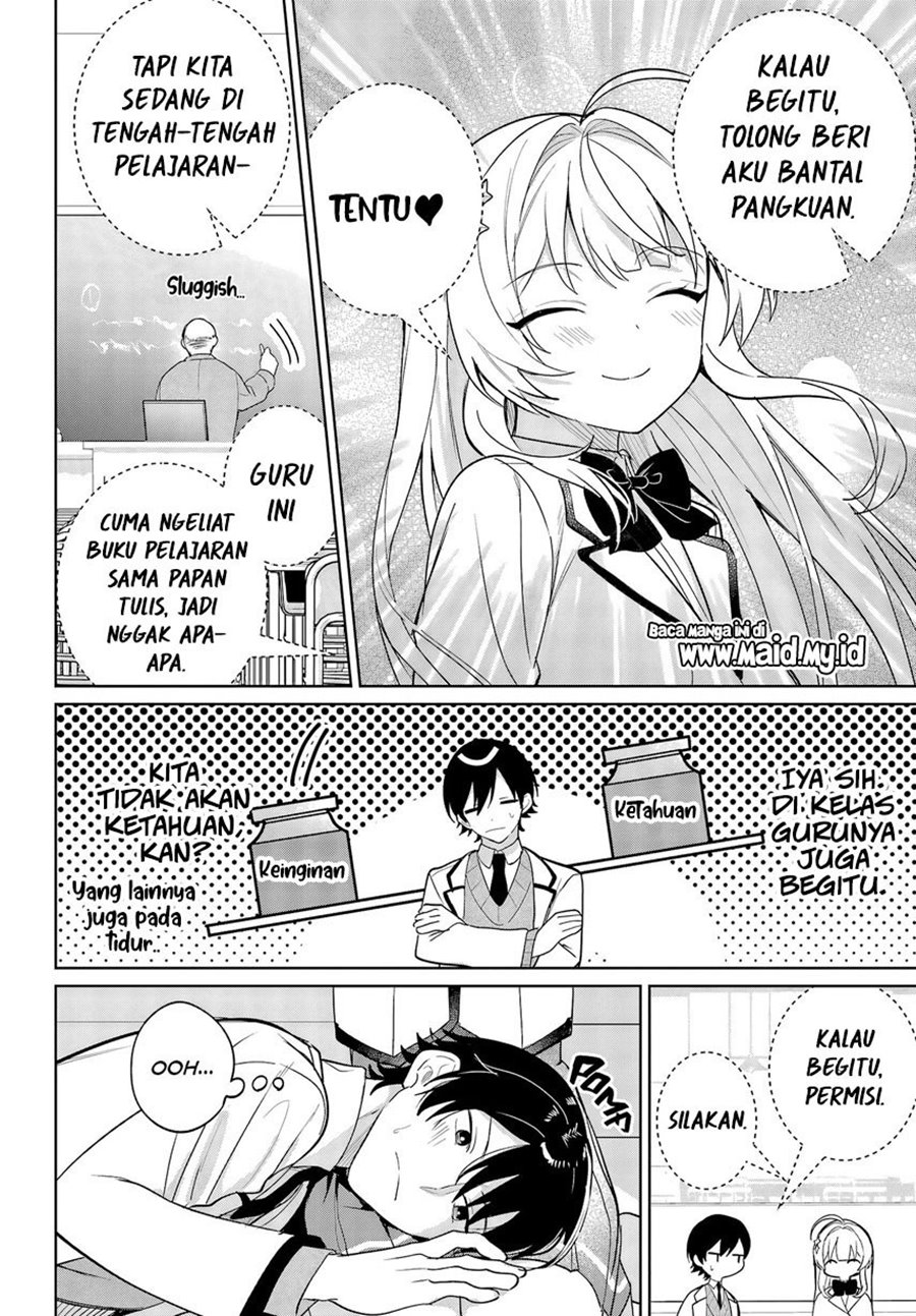 Remote Jugyou ni Nattara Class 1 no Bishoujo to Doukyo Suru Koto ni Natta Chapter 6 Gambar 14