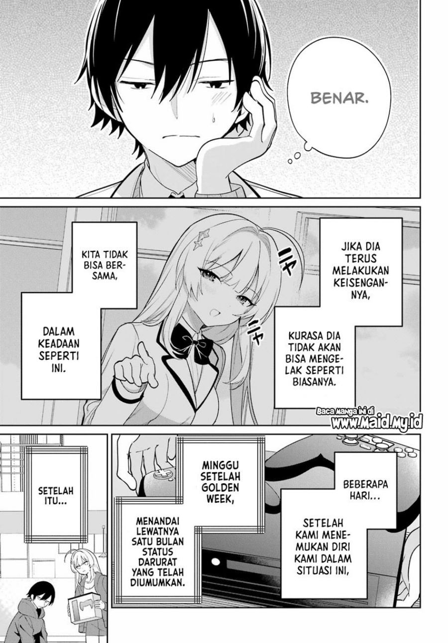 Remote Jugyou ni Nattara Class 1 no Bishoujo to Doukyo Suru Koto ni Natta Chapter 9 Gambar 5