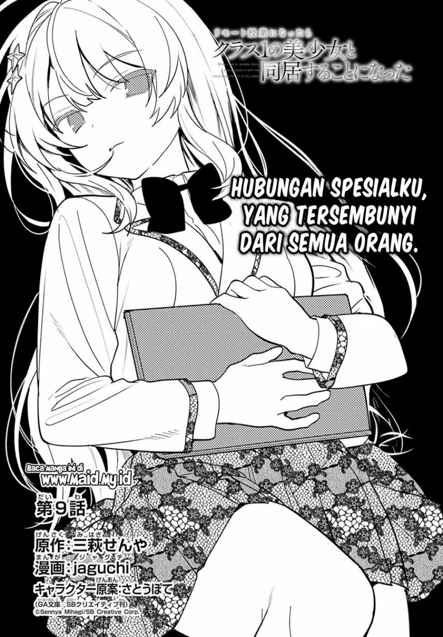 Remote Jugyou ni Nattara Class 1 no Bishoujo to Doukyo Suru Koto ni Natta Chapter 9 Gambar 7
