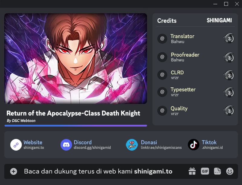 Baca Komik Return Of The Apocalypse-Class Death Knight Chapter 34 Gambar 1