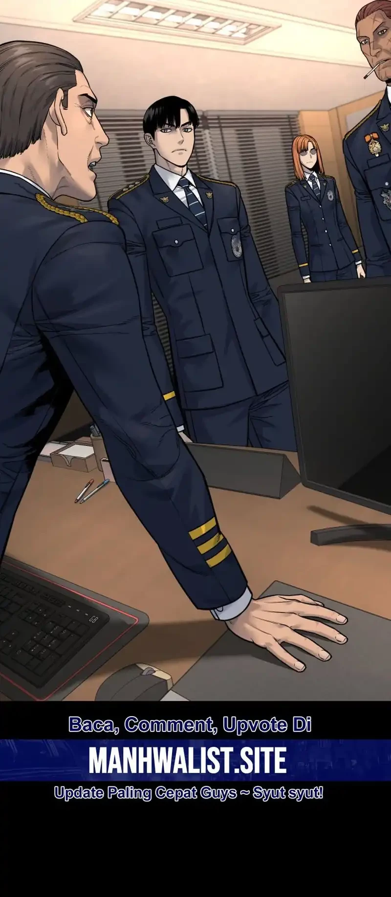 Return of the Bloodthirsty Police Chapter 100 Gambar 54