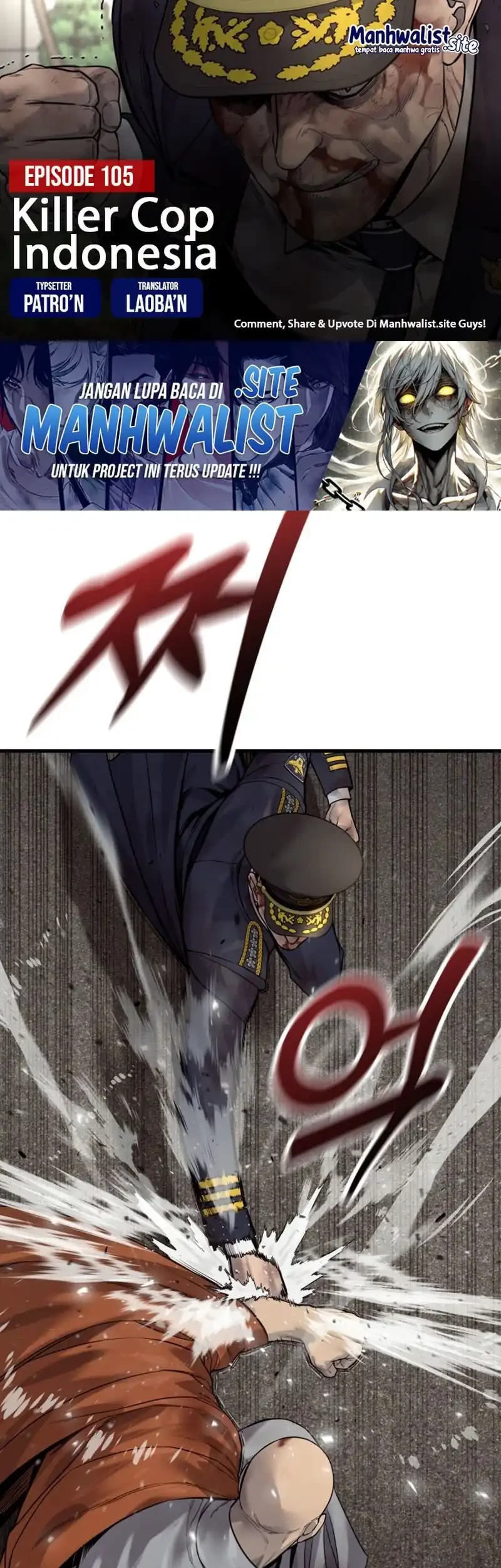 Baca Komik Return of the Bloodthirsty Police Chapter 105 Gambar 1