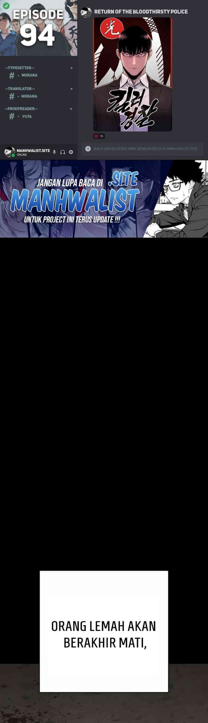 Baca Komik Return of the Bloodthirsty Police Chapter 94 Gambar 1