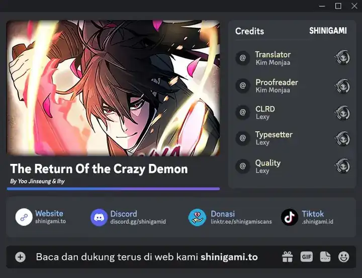 Baca Komik Return of the Mad Demon Chapter 172 Gambar 1