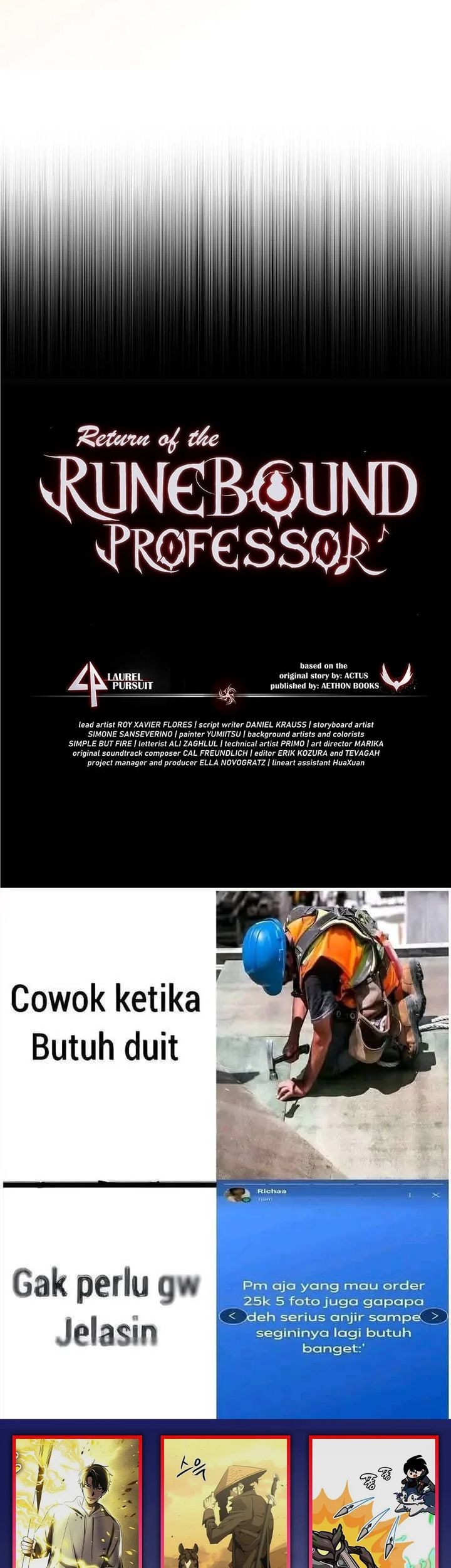 Return of the Renebound Professor Chapter 46 Gambar 77