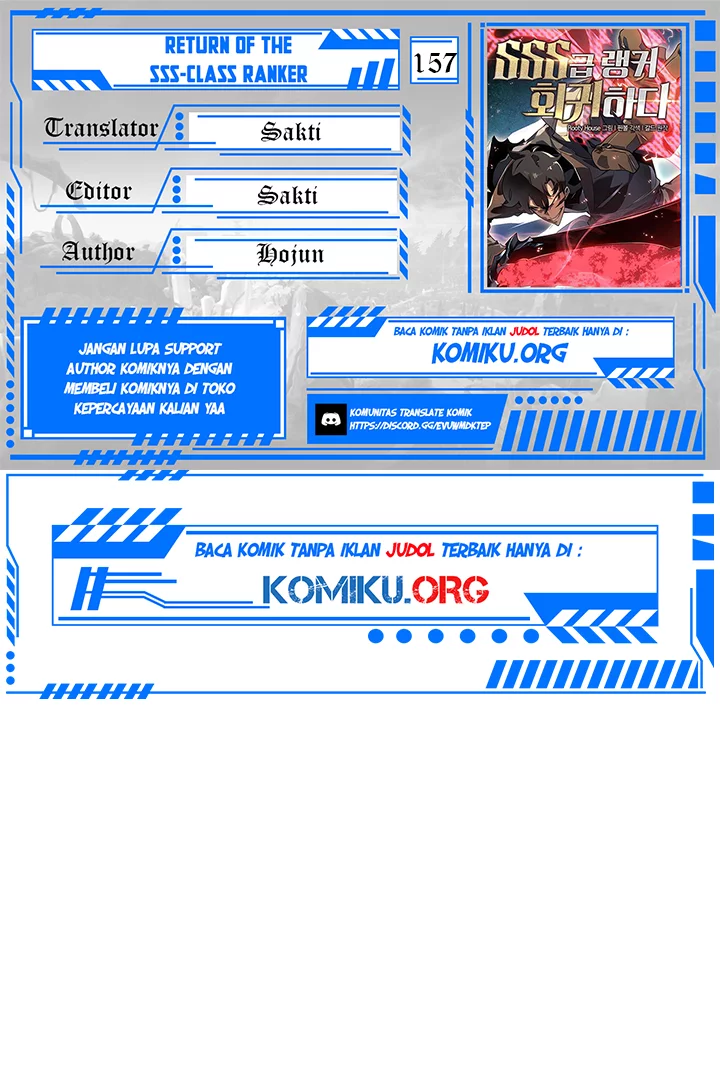 Baca Komik Return of the SSS-Class Ranker Chapter 157 Gambar 1