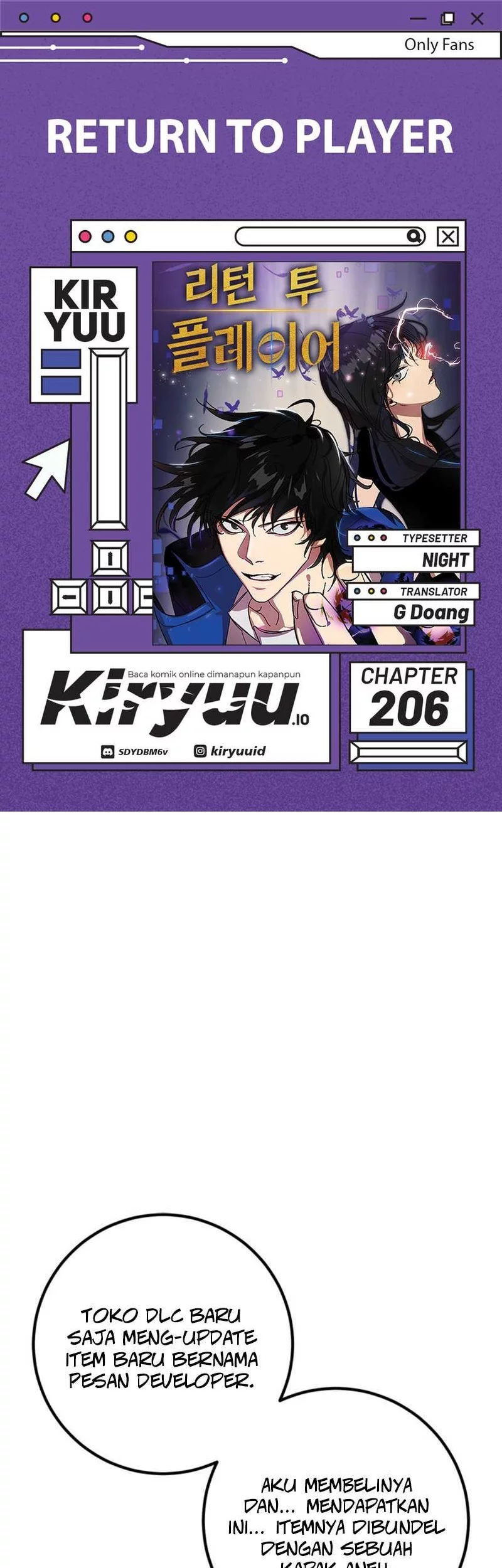Baca Komik Return to Player Chapter 206 Gambar 1