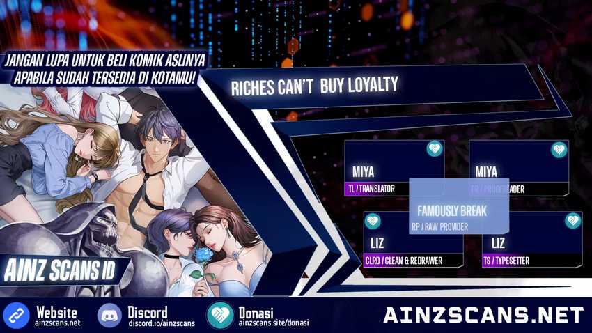 Baca Komik Riches Can’t Buy Loyalty Chapter 3 Gambar 1