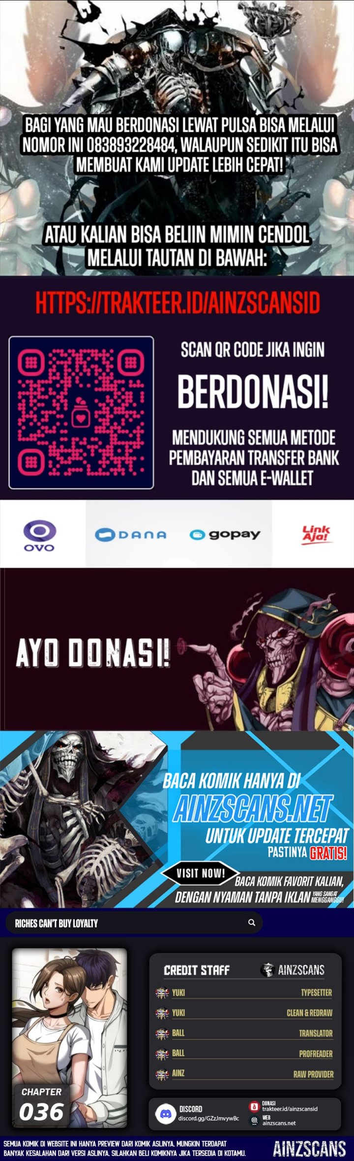 Baca Komik Riches Can’t Buy Loyalty Chapter 36 Gambar 1