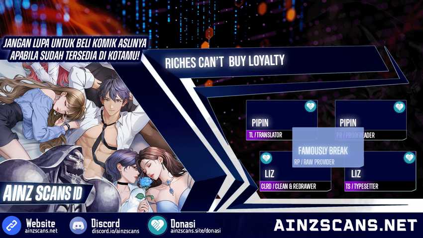Baca Komik Riches Can’t Buy Loyalty Chapter 6 Gambar 1