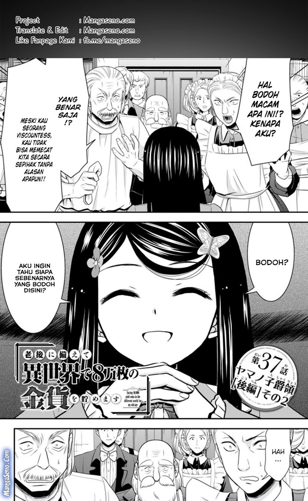 Baca Komik Rougo ni Sonaete Isekai de 8-manmai no Kinka wo Tamemasu Chapter 37.2 Gambar 1