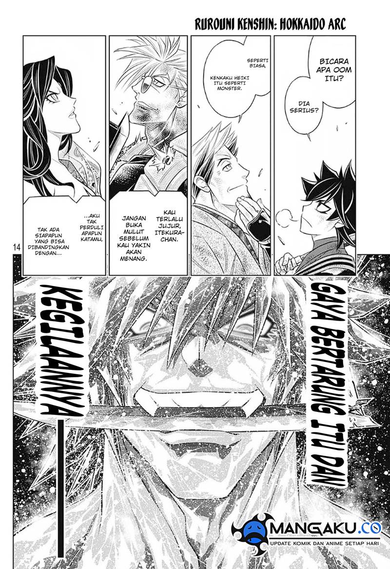 Rurouni Kenshin: Meiji Kenkaku Romantan – Hokkaido-hen Chapter 60 Gambar 14