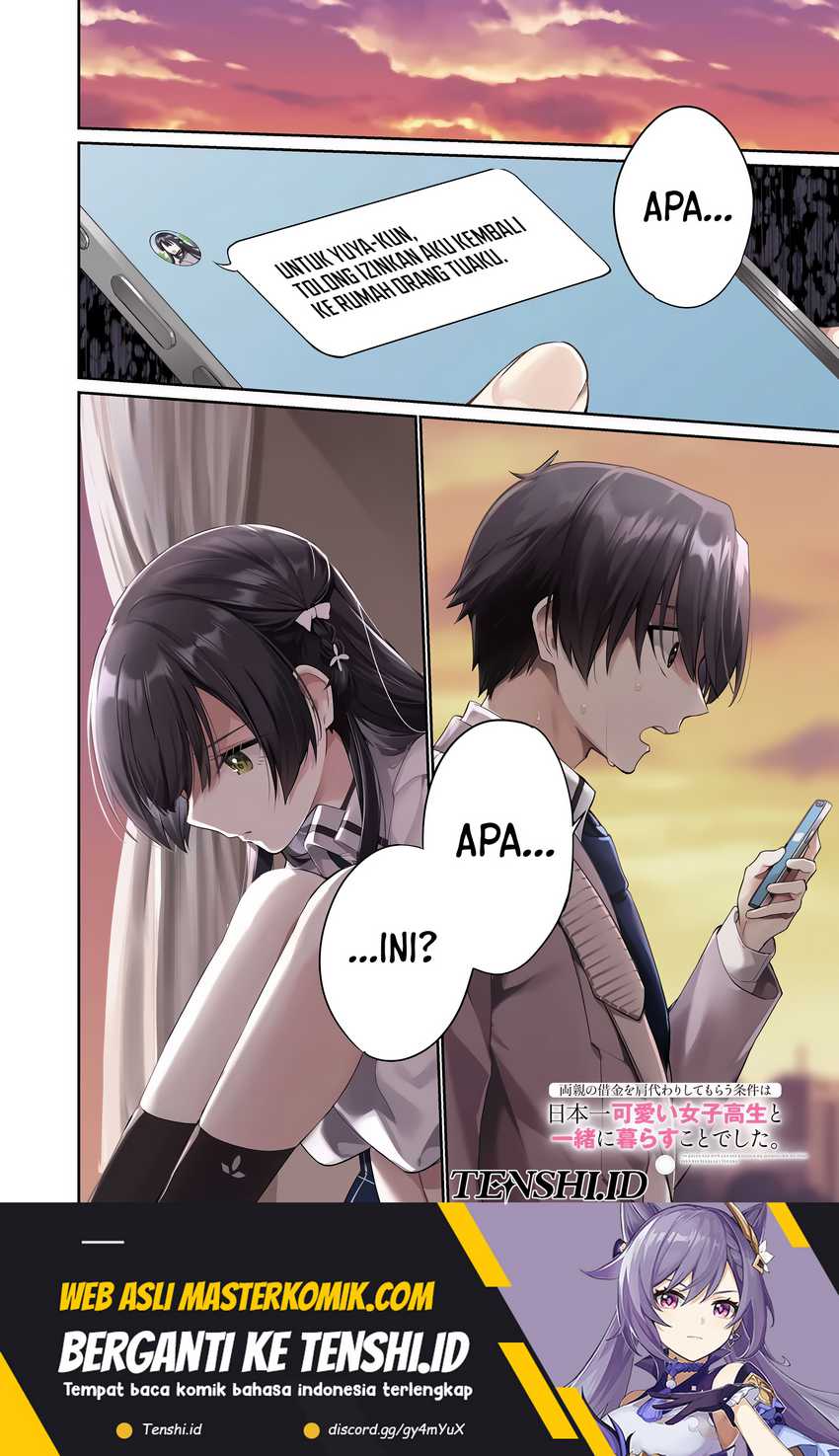 Baca Ryoushin no Shakkin wo Katagawari Shite Morau Jouken wa Nihon’ichi Kawaii Joshikousei to Issho ni Kurasu Koto Deshita Chapter 33 Gambar 2