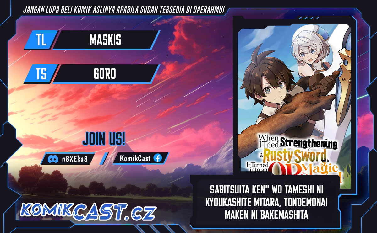 Baca Komik Sabitsuita Ken wo Tameshi ni Kyouka Shite Mitara, Tondemonai Maken ni Bakemashita Chapter 15 Gambar 1