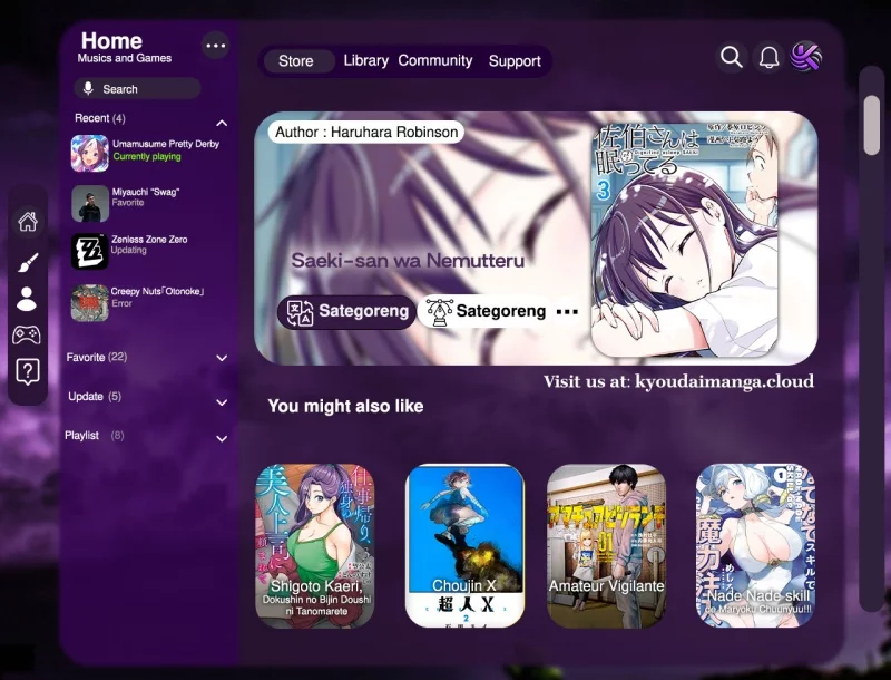 Baca Komik Saeki-san wa Nemutteru Chapter 25 Gambar 1