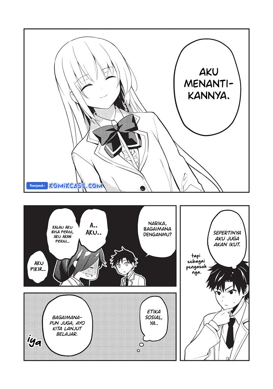 Saijo no Osewa Takane no Hana-darakena Meimon-kou de, Gakuin Ichi no Ojou-sama (Seikatsu Nouryoku Kaimu) wo Kagenagara Osewa suru Koto ni Narimashita Chapter 17 Gambar 15