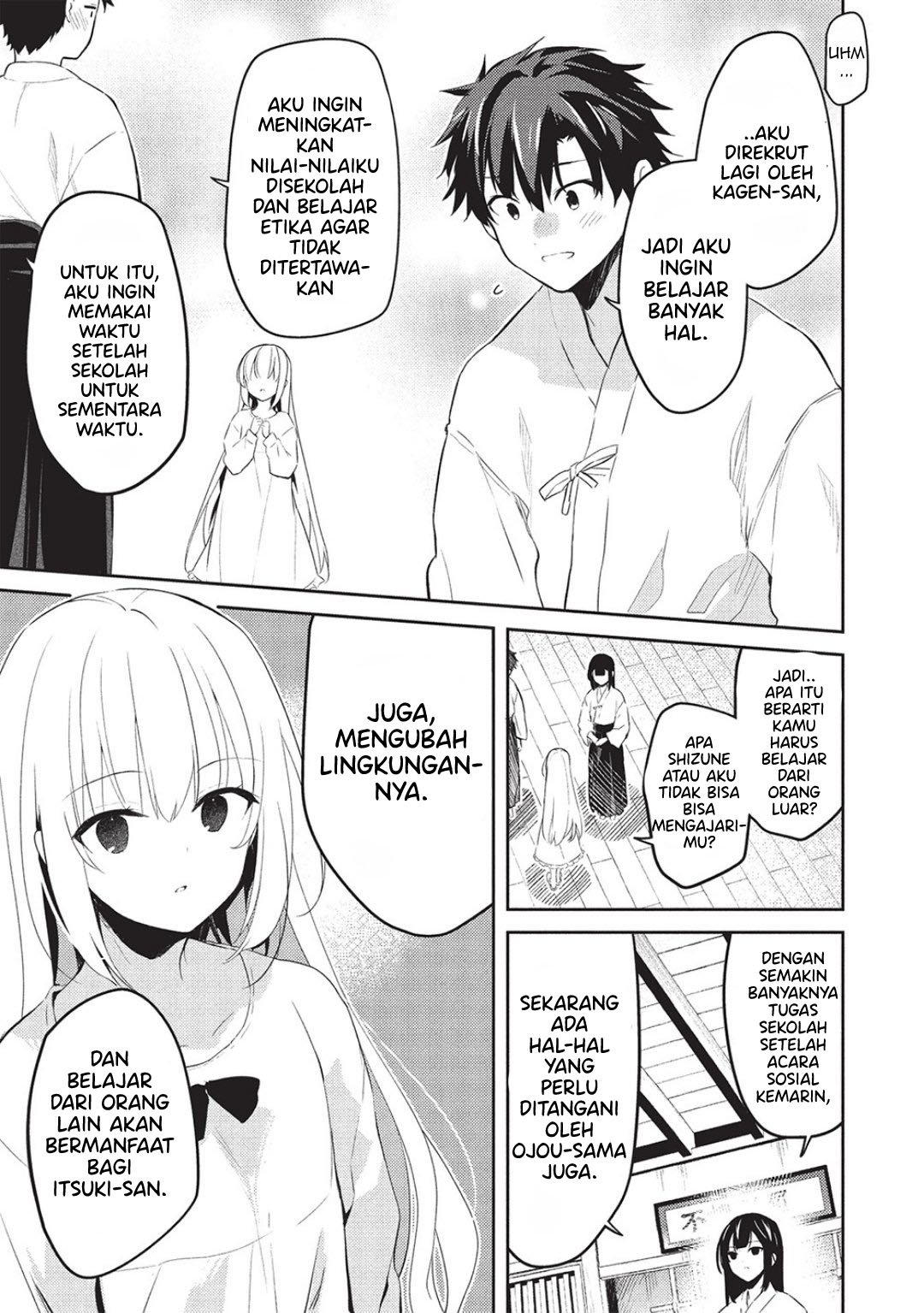 Saijo no Osewa ~Takane no Hana Darakena Meimon Kou de, Gakuin Ichi no Ojou-sama (Seikatsu Noryoku Kaimu) o Kagenagara Osewa suru Koto ni Narimashita~ Chapter 25 Gambar 9