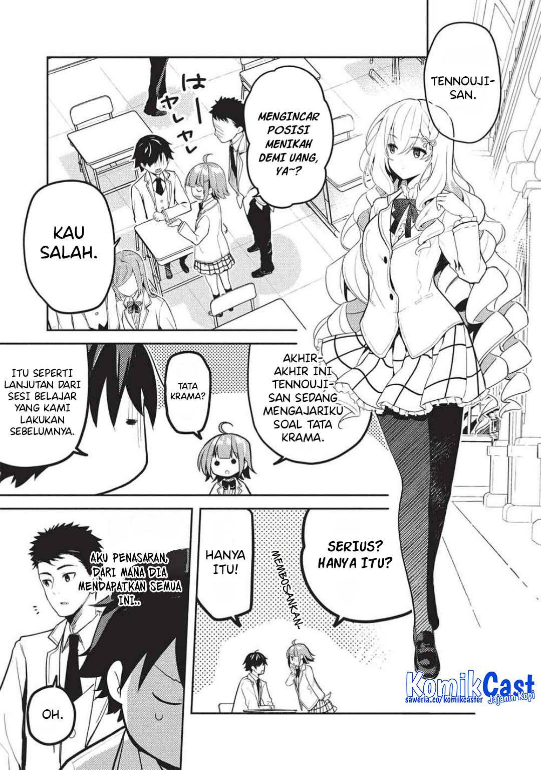 Saijo no Osewa ~Takane no Hana Darakena Meimon Kou de, Gakuin Ichi no Ojou-sama (Seikatsu Noryoku Kaimu) o Kagenagara Osewa suru Koto ni Narimashita~ Chapter 27 Gambar 19